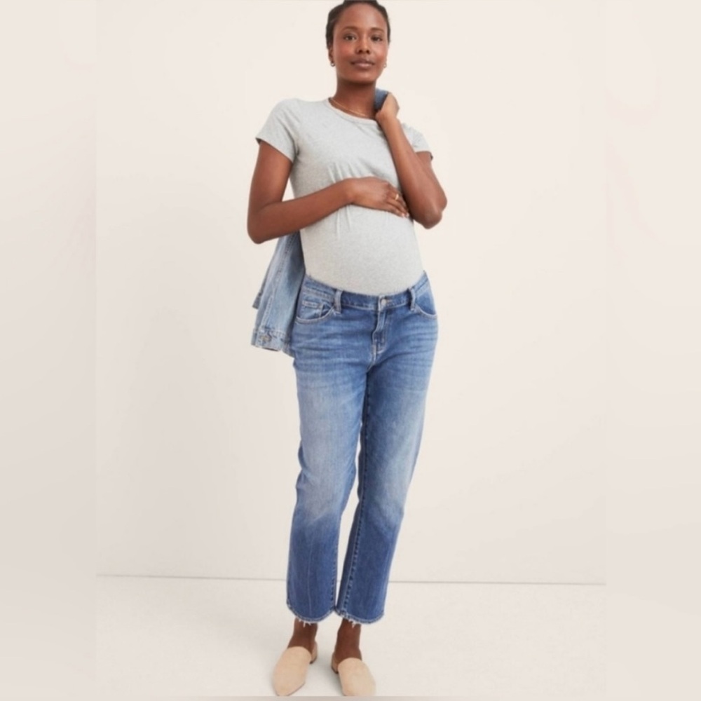 HATCH Strong like Mama maternity jeans